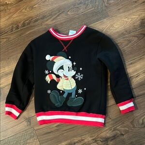 Disney Black and Red Holiday Mickey Mouse Hoodie